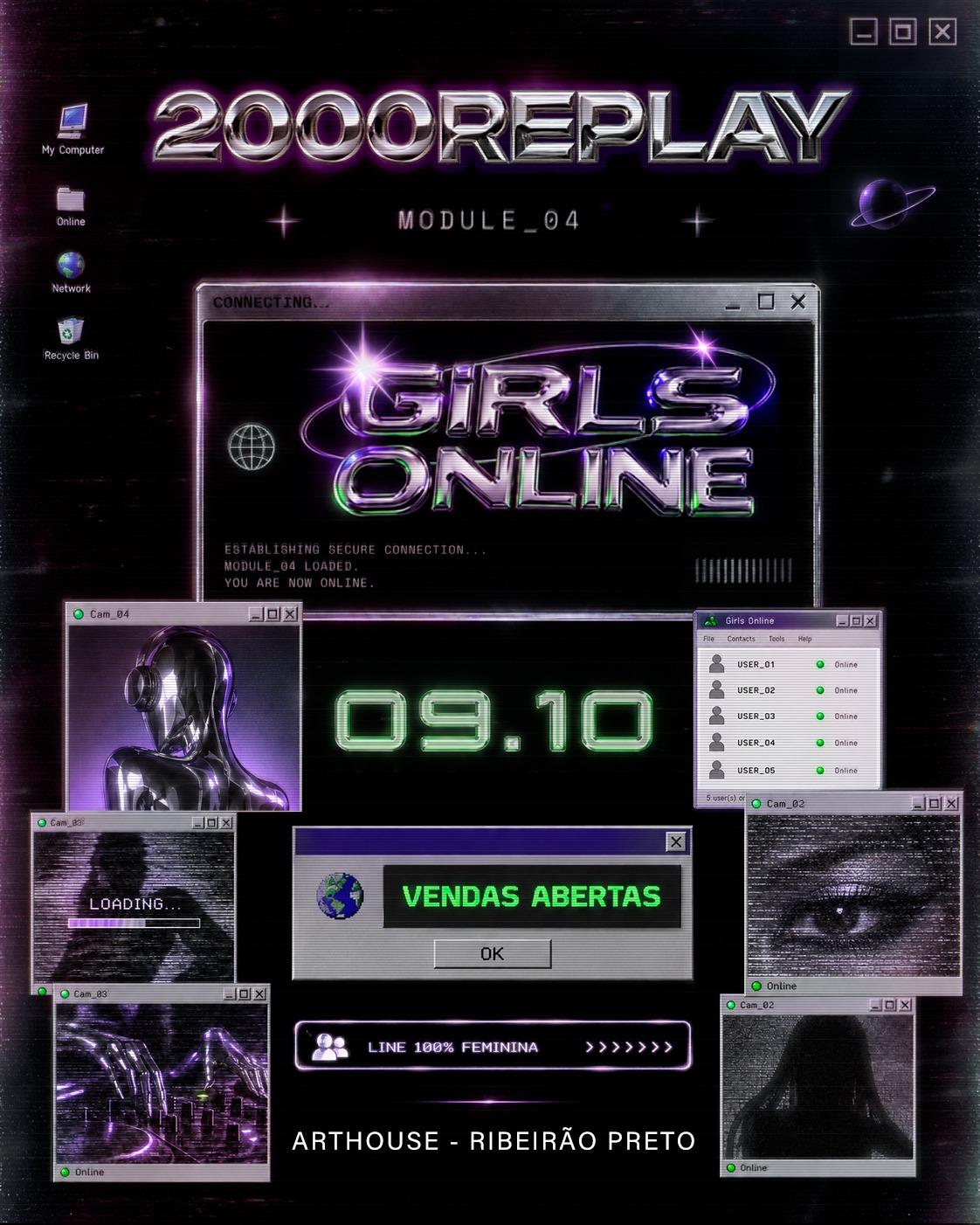  Art House - 2000 REPLAY  - Ed Girls Online  - Sexta 09/10