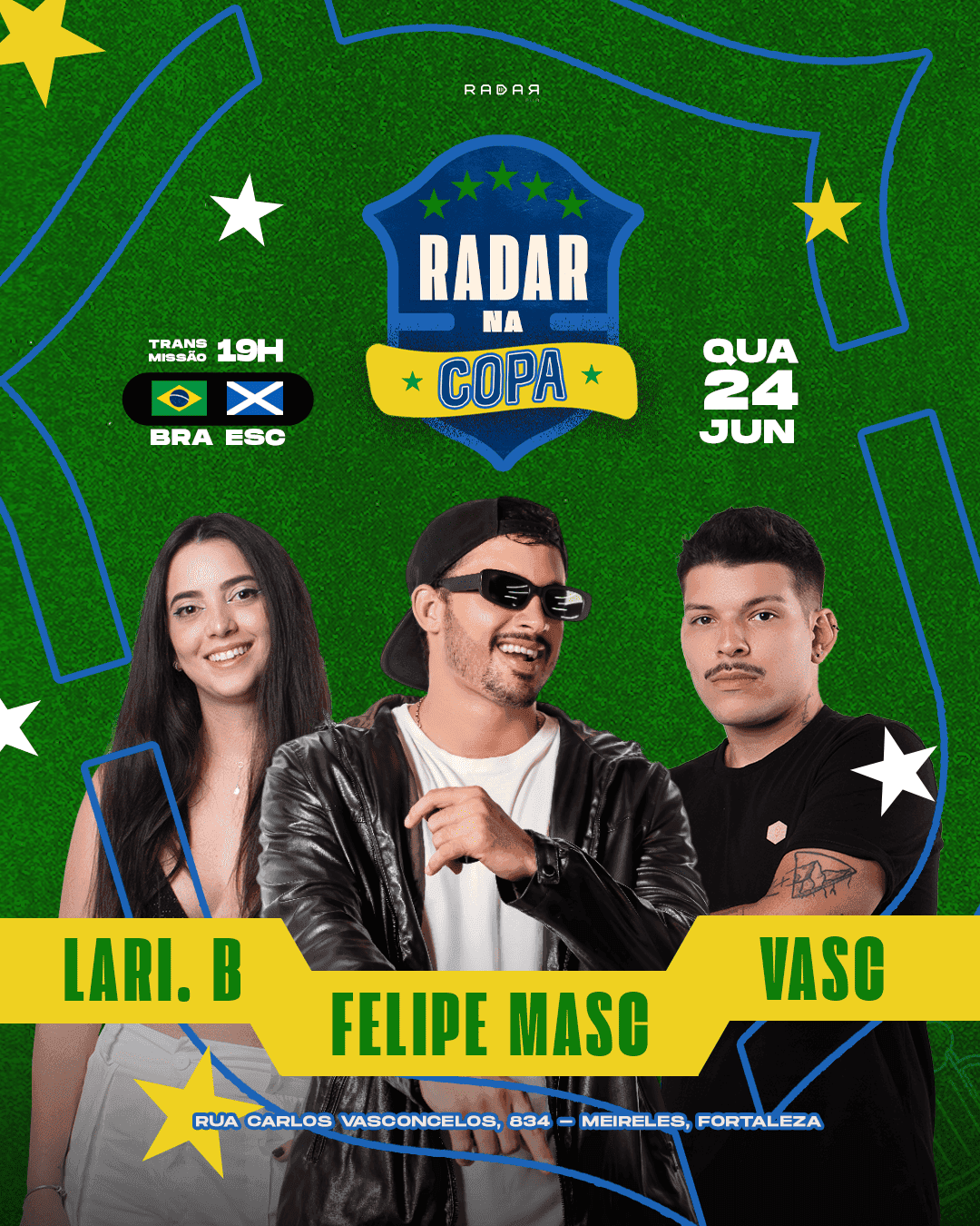RADAR NA COPA - BRASIL X ESCÓCIA 