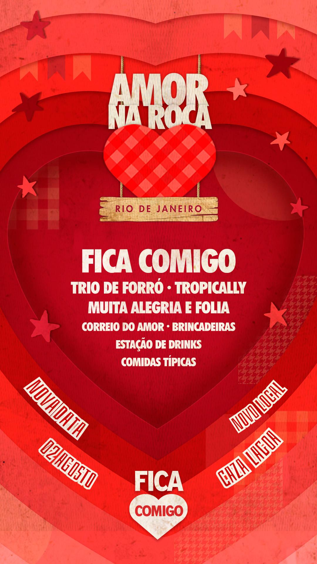 Amor na Roça - Fica Comigo - Caza Lagoa - Sábado - 02/08
