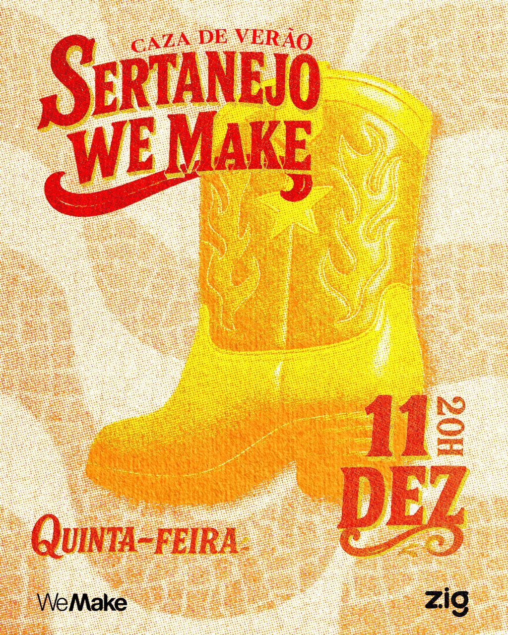 SERTANEJO DA WE MAKE - Caza Lagoa 11/12
