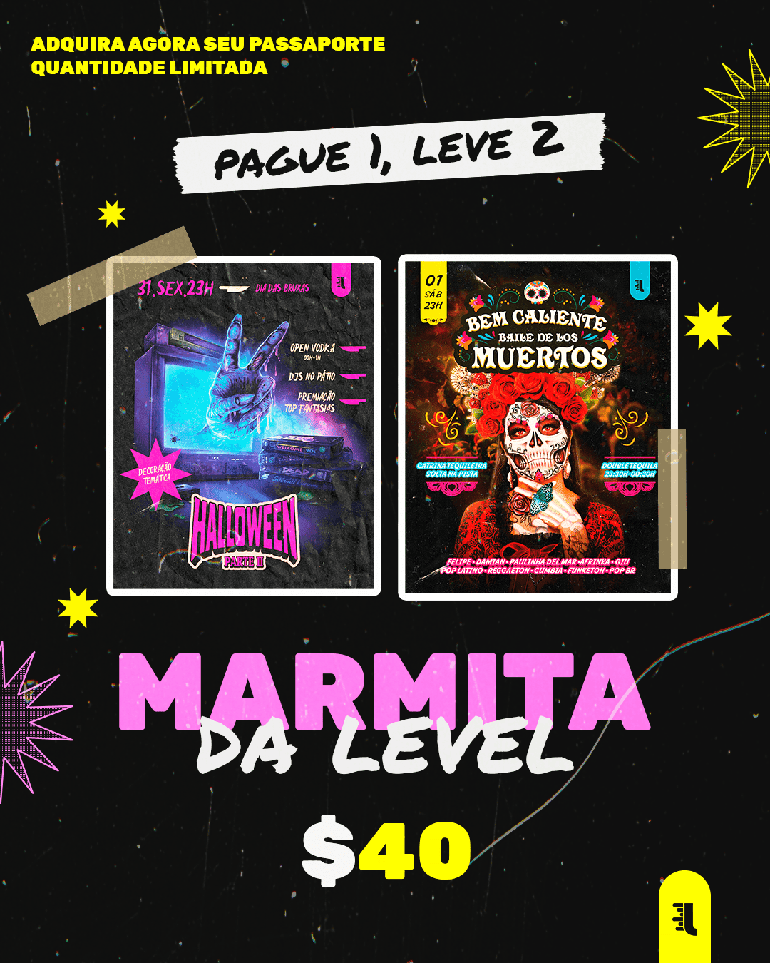 MARMITA DA LEVEL HALLOWEEN