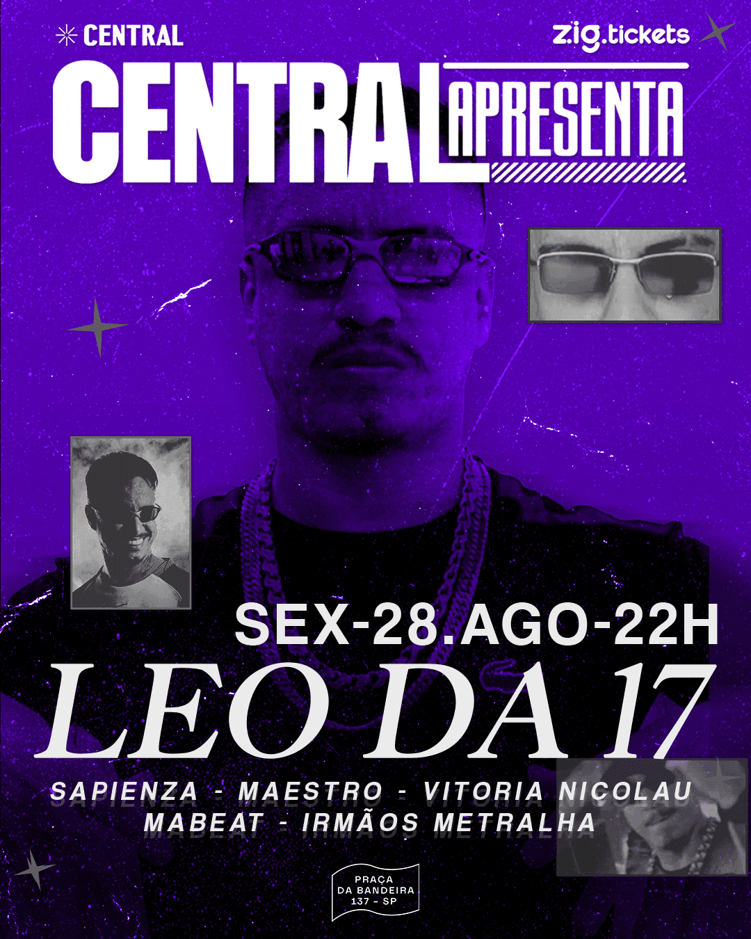 Central Apresenta LEO DA 17 - SEXTA-FEIRA 28/08