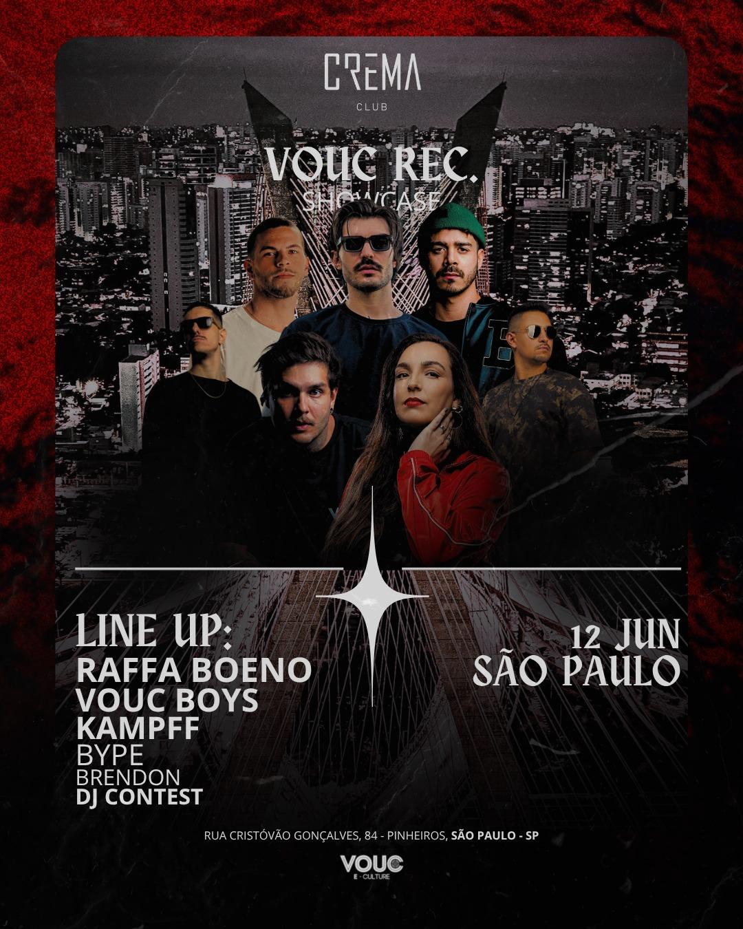 Crema Club presents Showcase VouC Records - 12.06