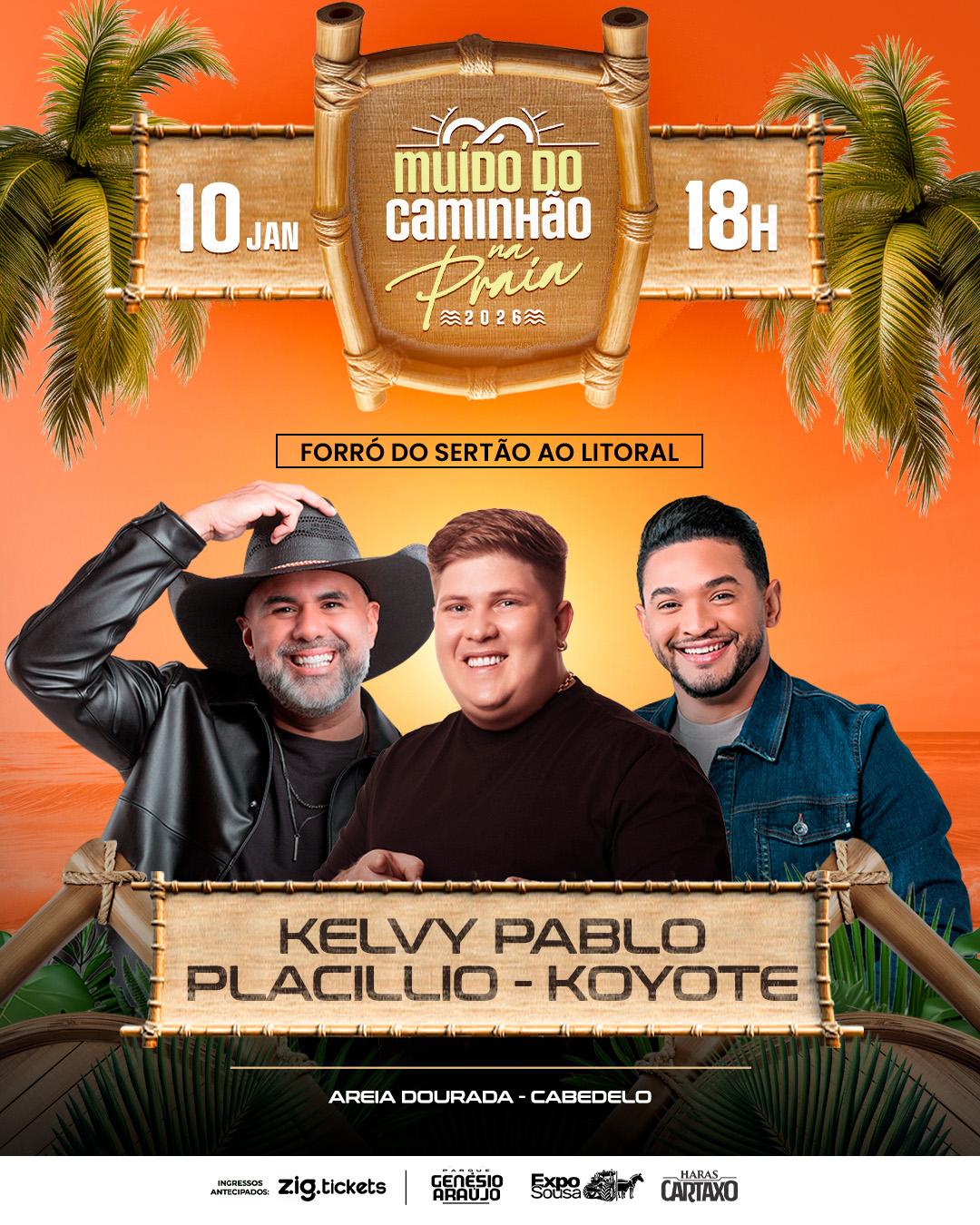 MUÍDO NO CAMINHÃO NA PRAIA 2026 - 10/01 - CABEDELO-PB