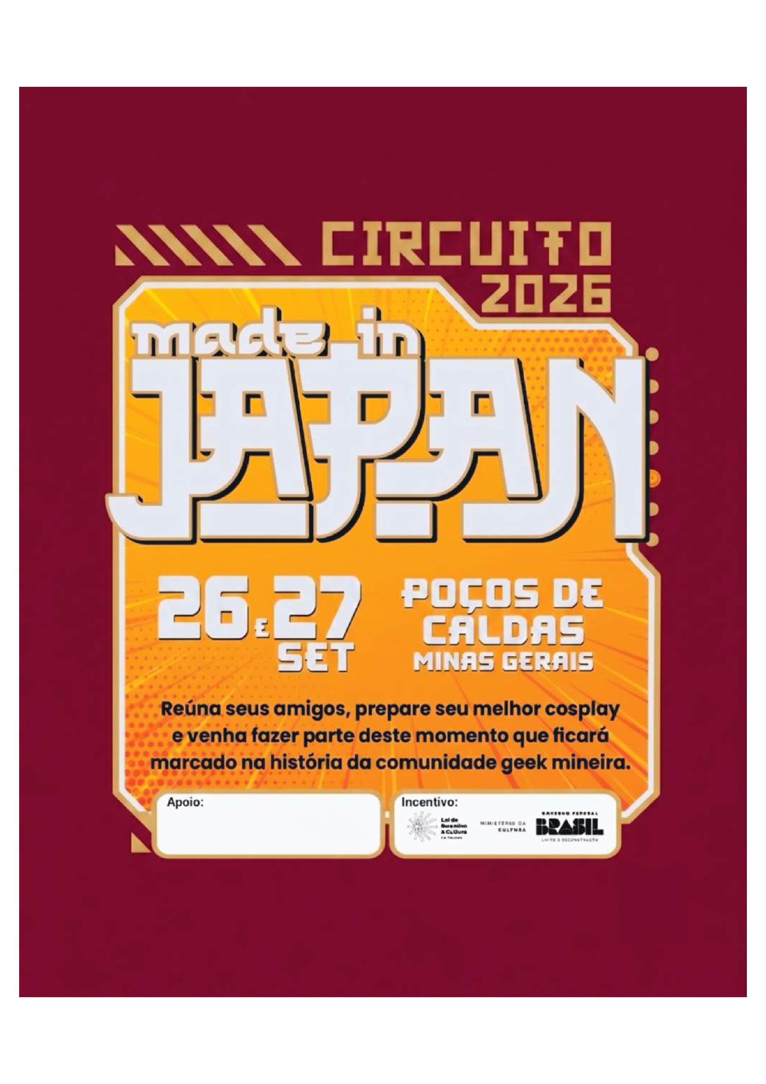 MADE IN JAPAN - 39° Edição 