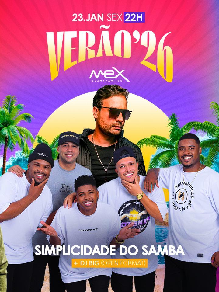 Verão Mex 2026: 23- 01-26 