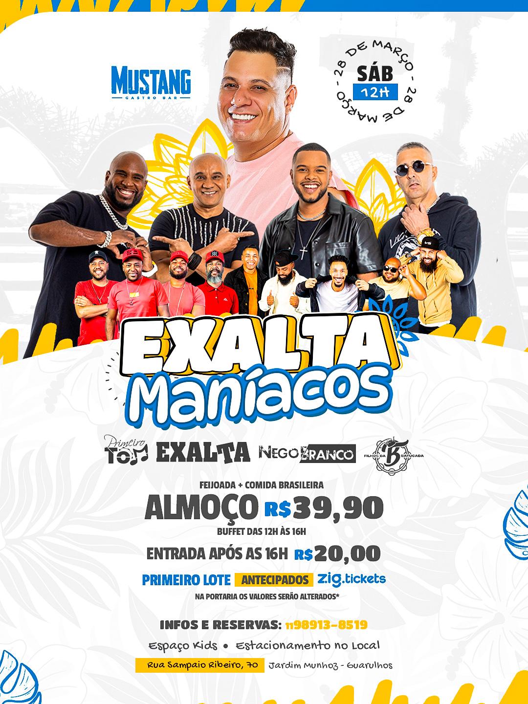 FEIJOADA SÁBADO 28/03/2026 NO MUSTANG GUARULHOS