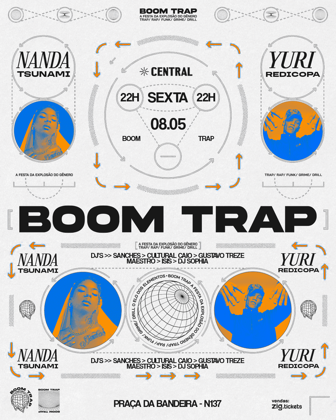 BOOM TRAP com NANDA TSUNAMI & YURI REDICOPA - 08/05