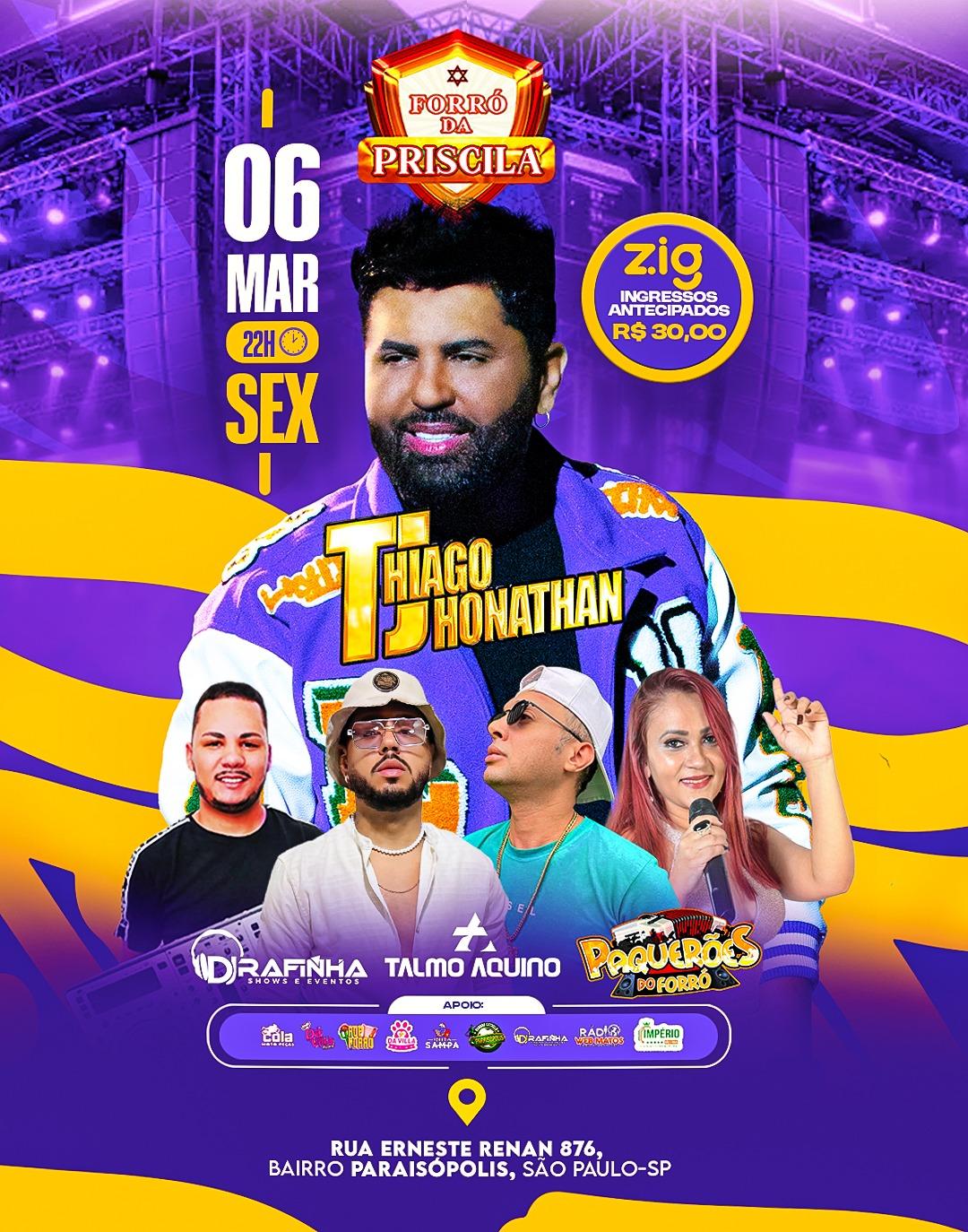 Thiago Jhonathan no Forró da Priscila