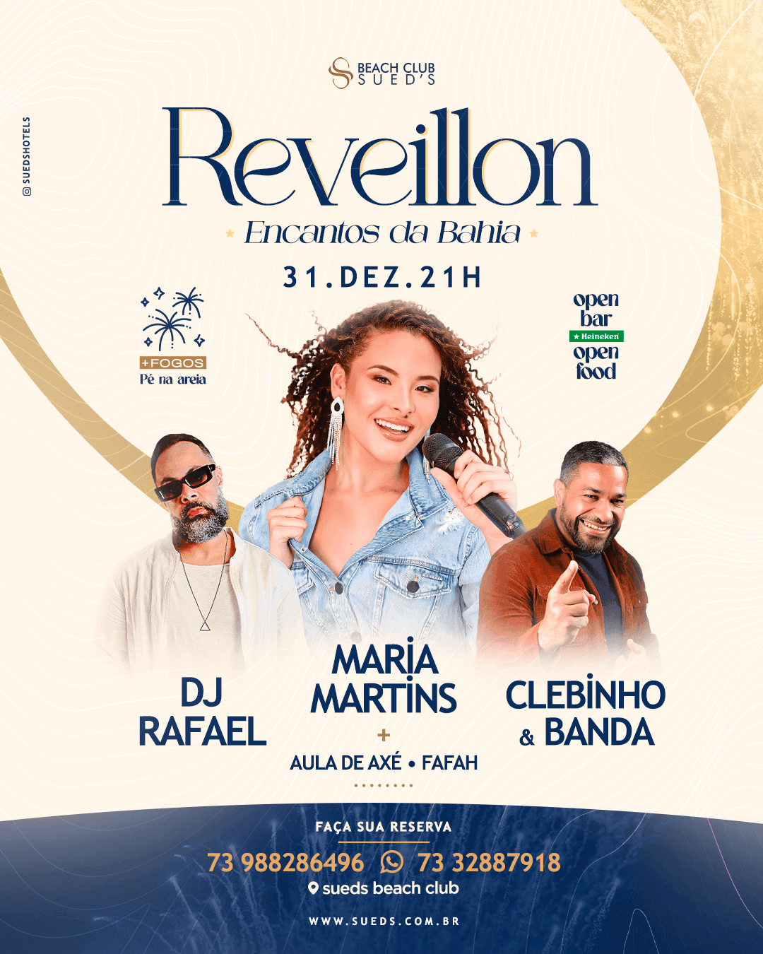 Réveillon Sued’s 2025 – Encantos da Bahia