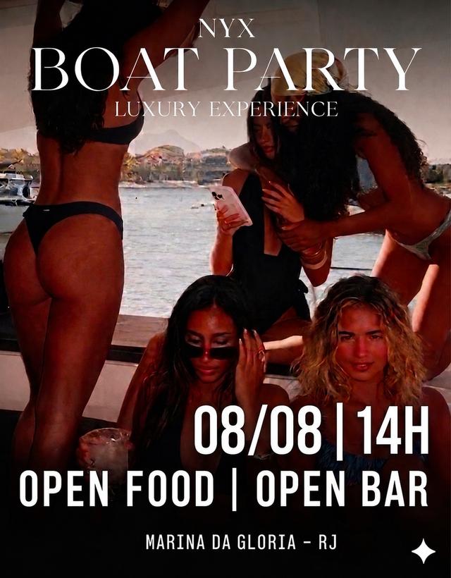 NYX BOAT PARTY   RIO EXPERIENCE