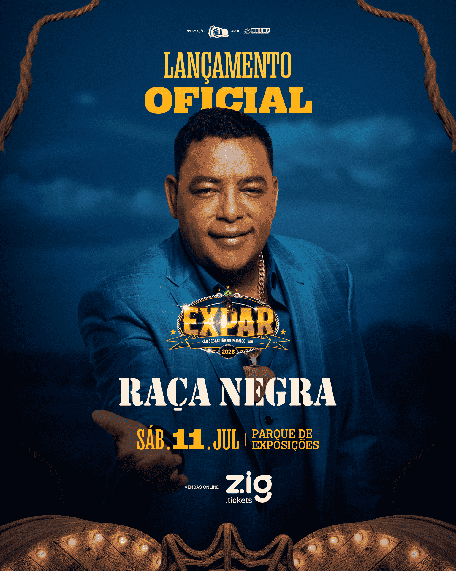 LANCAMENTO EXPAR 2026 - RAÇA NEGRA