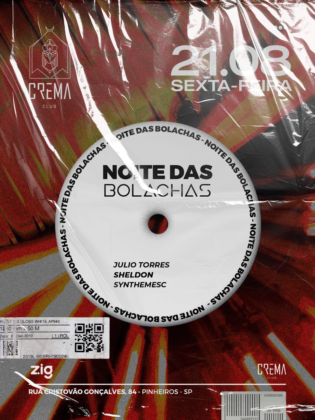 Crema Club presents noite das bolachas - 21.08