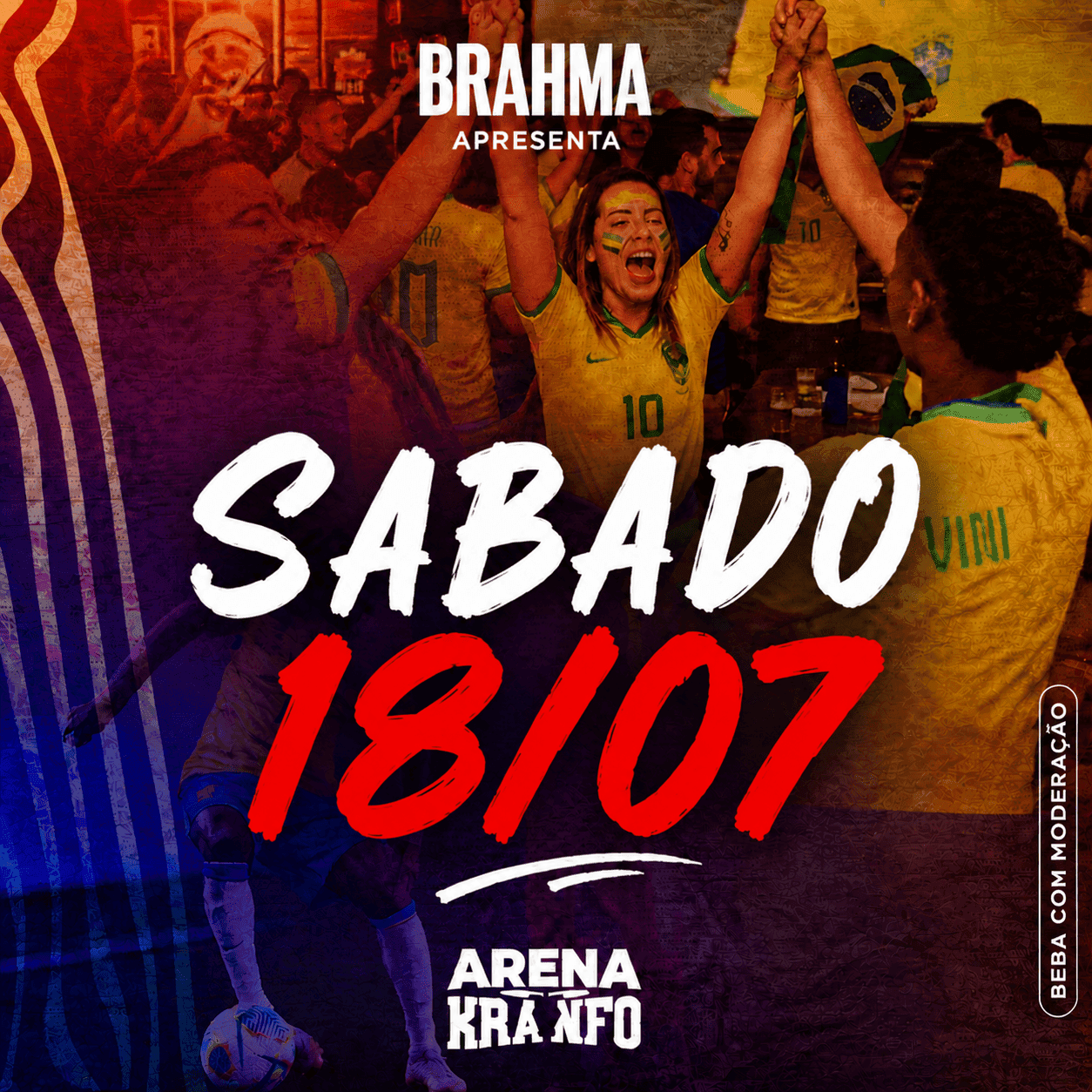 Arena Kranfo - Terceiro Lugar da Copa do Mundo - Sábado (18/07)