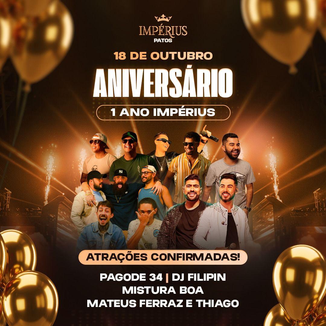 ANIVERSÁRIO 1 ANO IMPÉRIUS PATOS