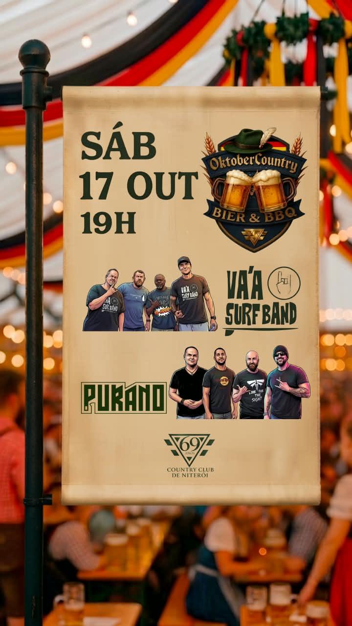 OKTOBERCOUNTRY - 17/10 COM VA`A SURF BAND E PURANO
