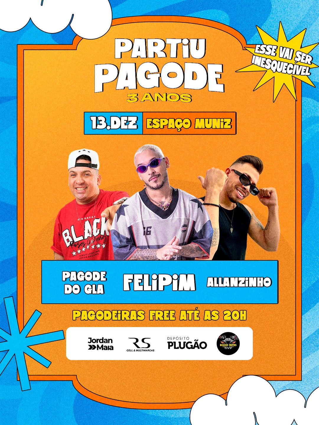 3 ANOS DE PARTIU PAGODE