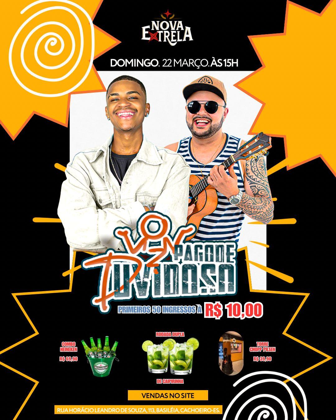 PAGODE DUVIDOSO - NOVA EXTRELA