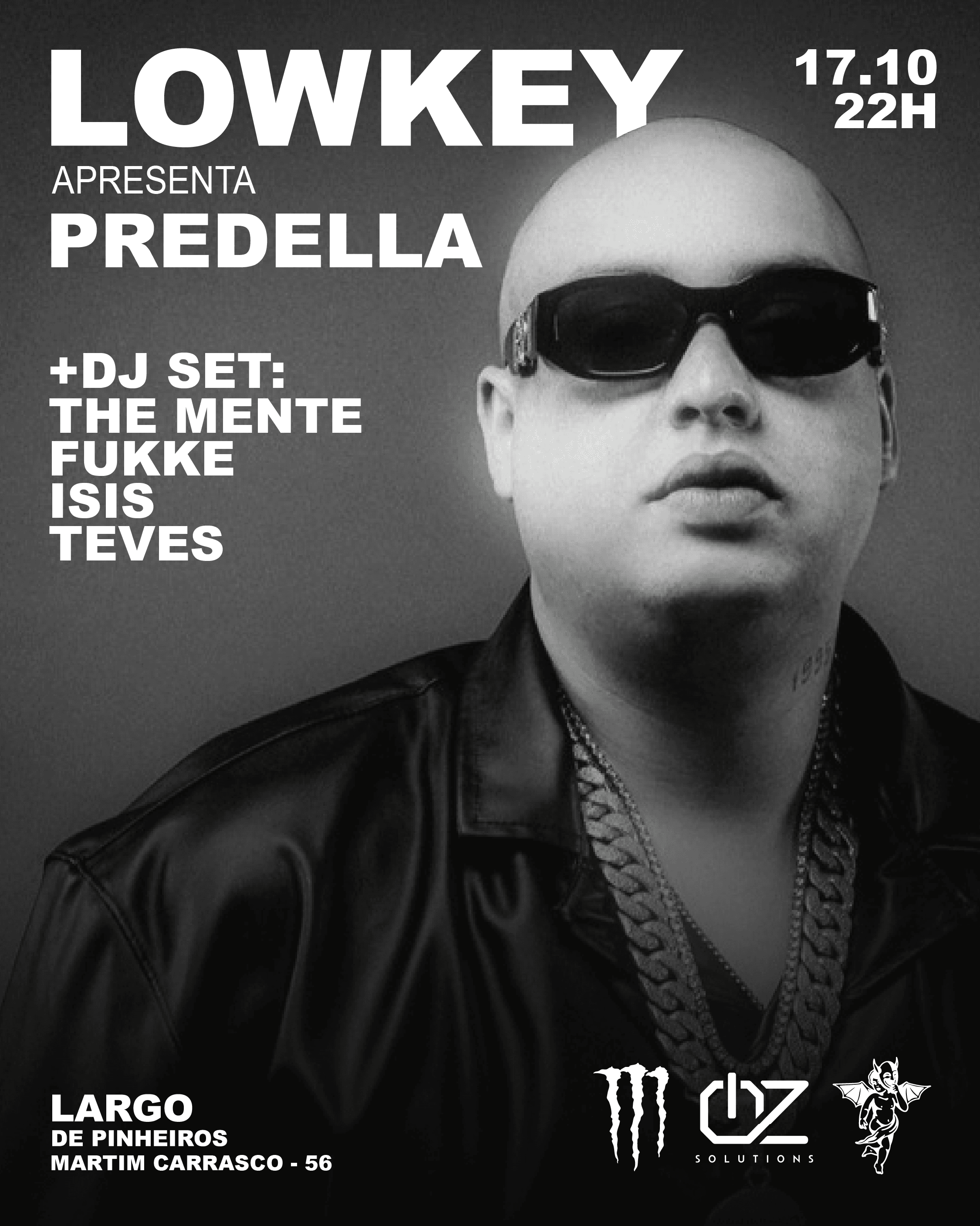 LOWKEY apresenta PREDELLA no Largo de Pinheiros