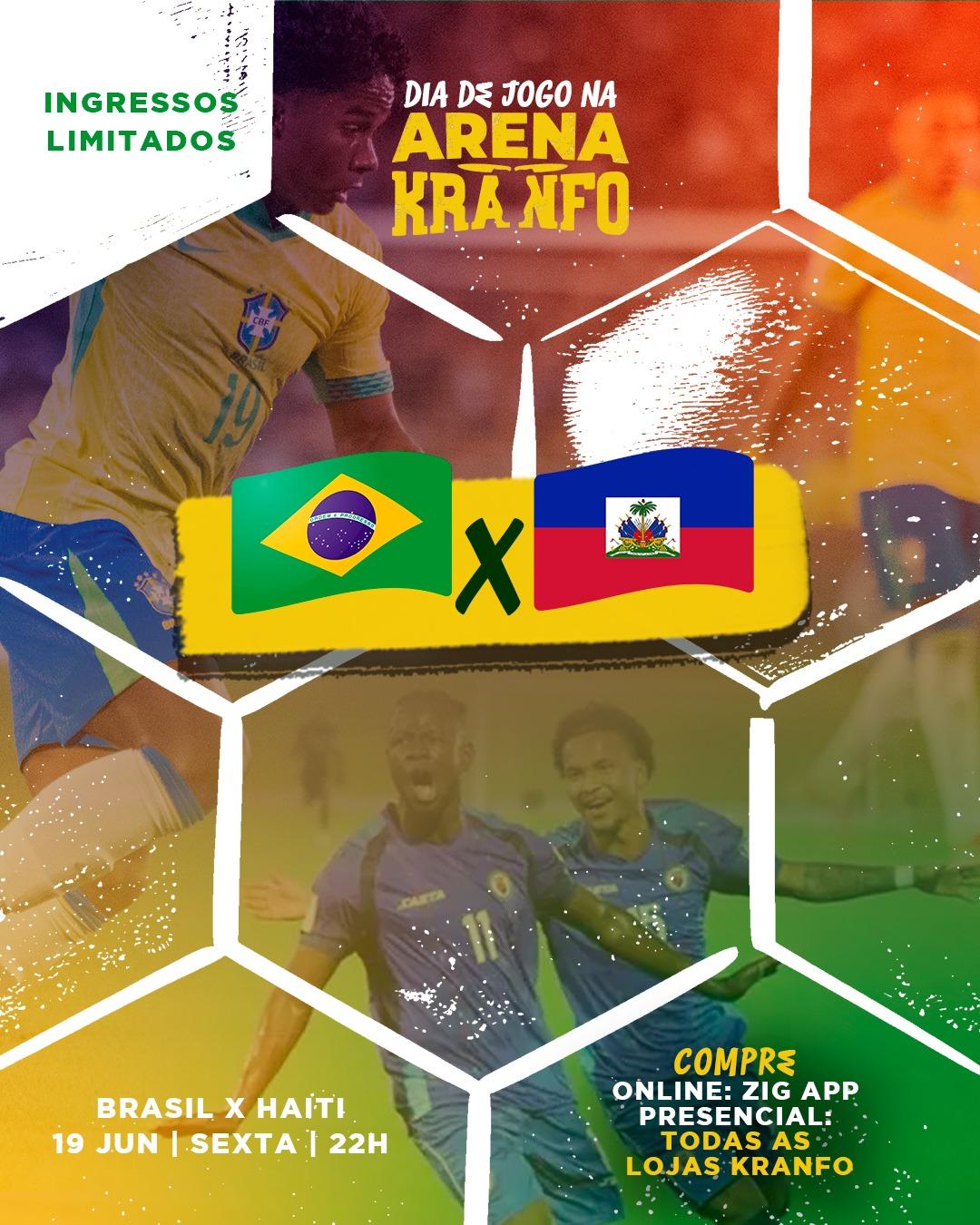 Arena Kranfo - Brasil x Haiti 