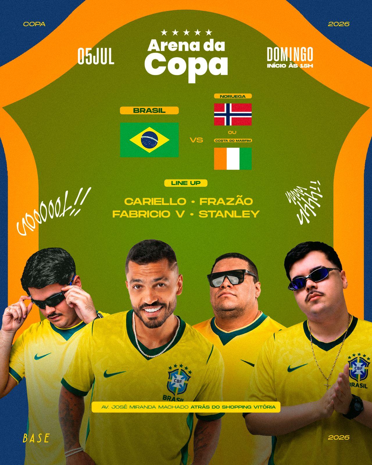 Arena da Copa: Brasil x Noruega - Oitavas de Final