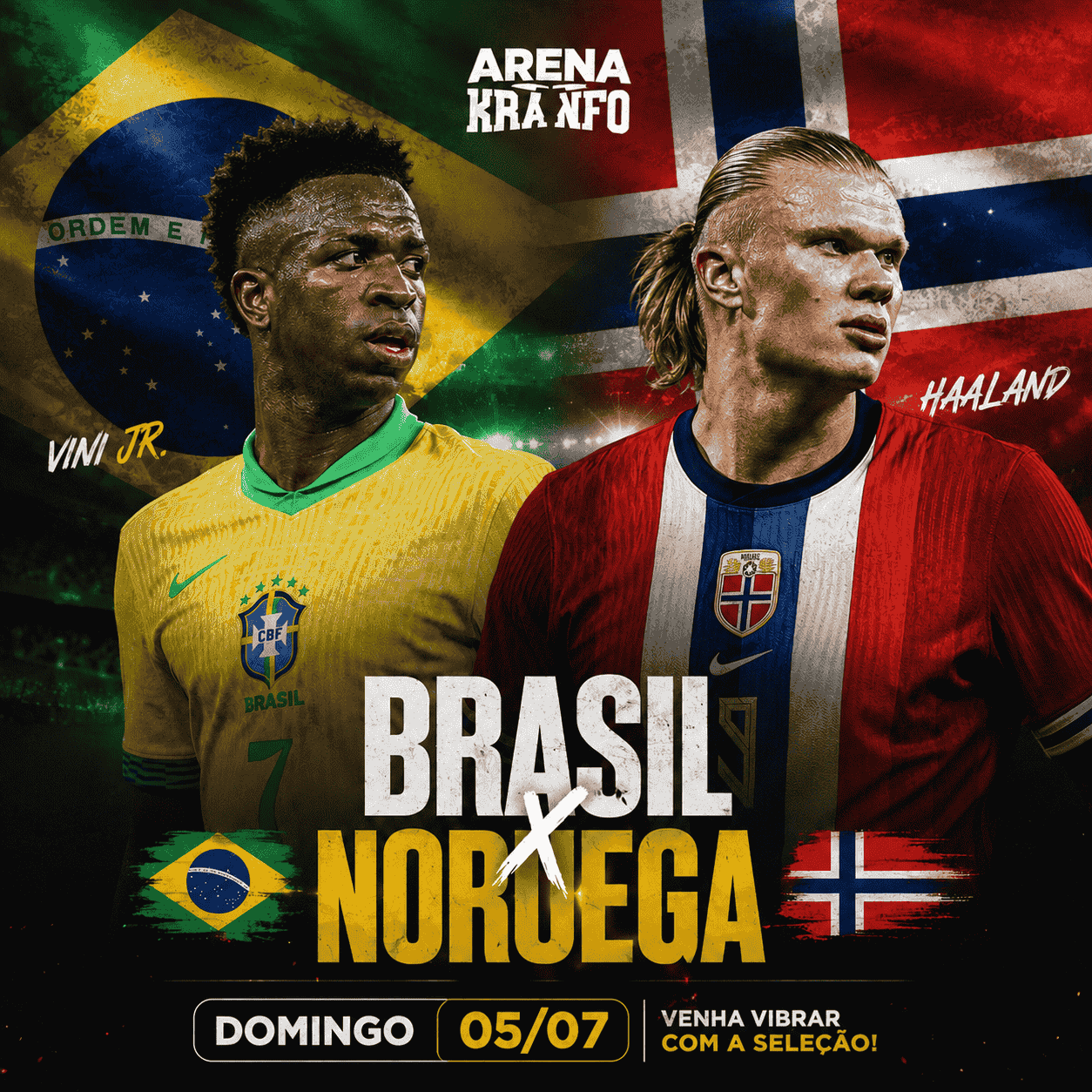 Arena Kranfo - Brasil x Noruega (05/07)