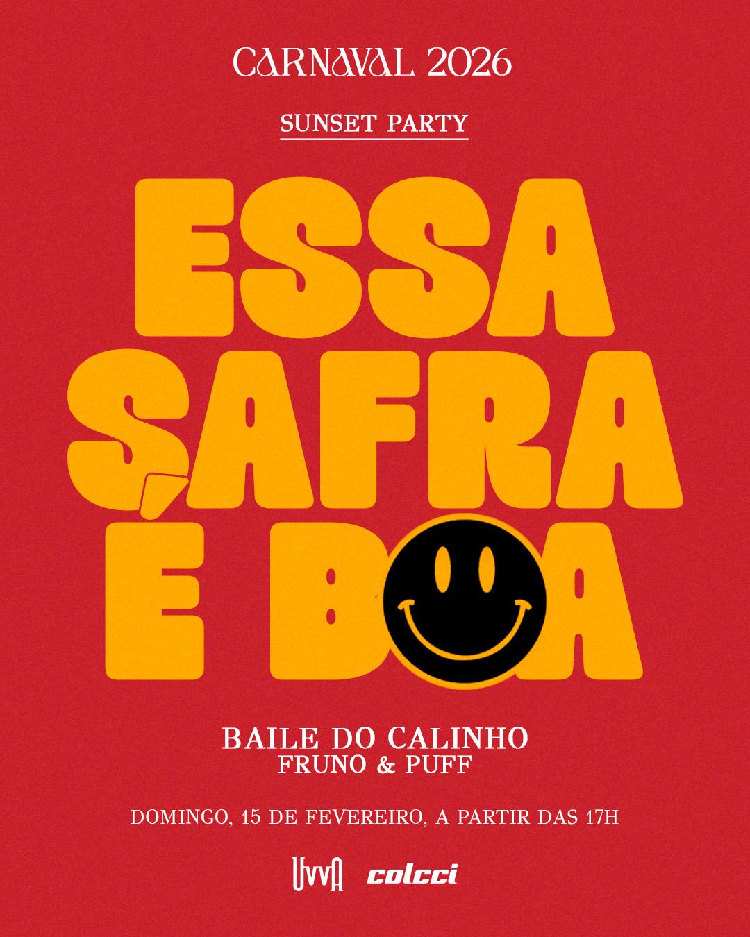 ESSA SAFRA É BOA