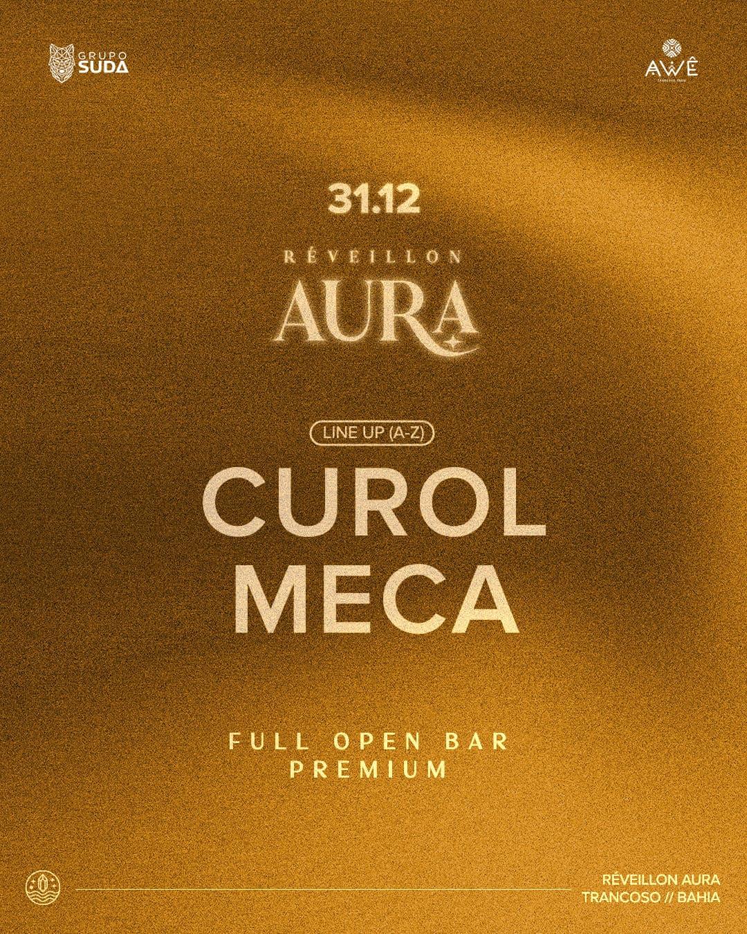 Dia 31/12/2025 - Réveillon Aura Trancoso 2026