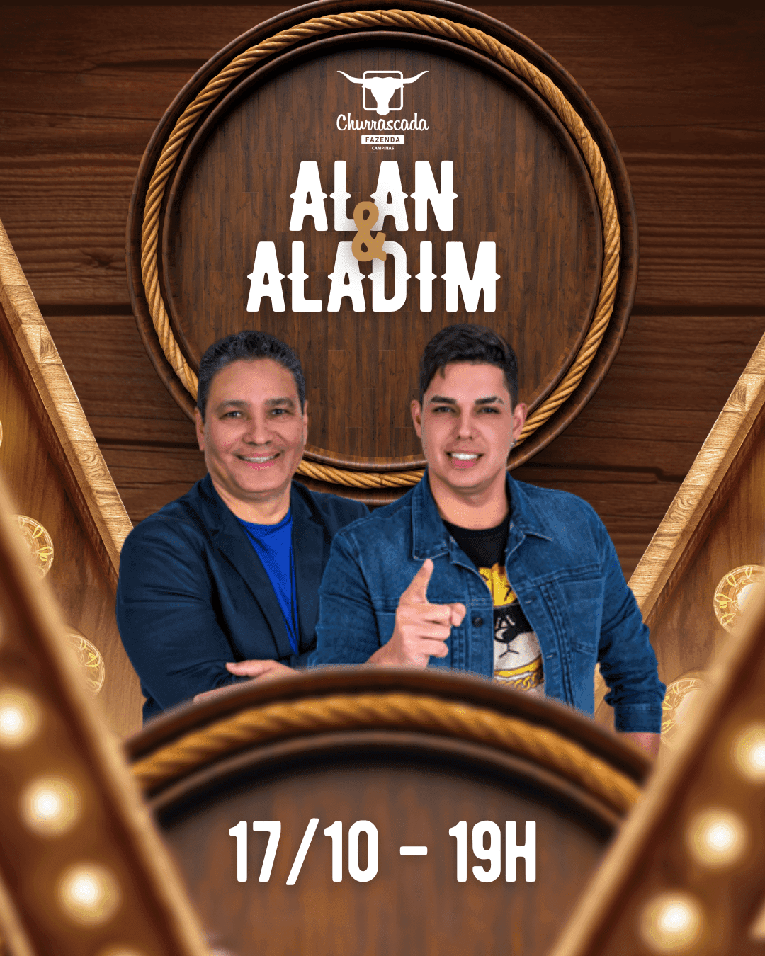 ALAN & ALADIM AO VIVO NA FAZENDA CHURRASCADA CAMPINAS