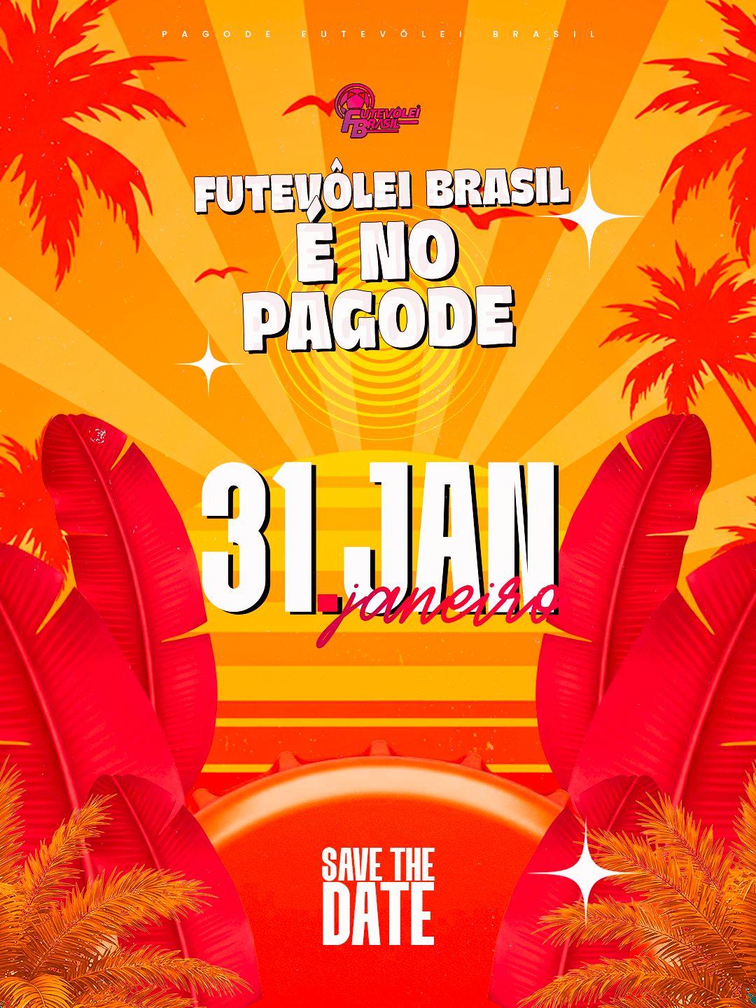 É NO PAGODE - FUTEVOLEI BRASIL