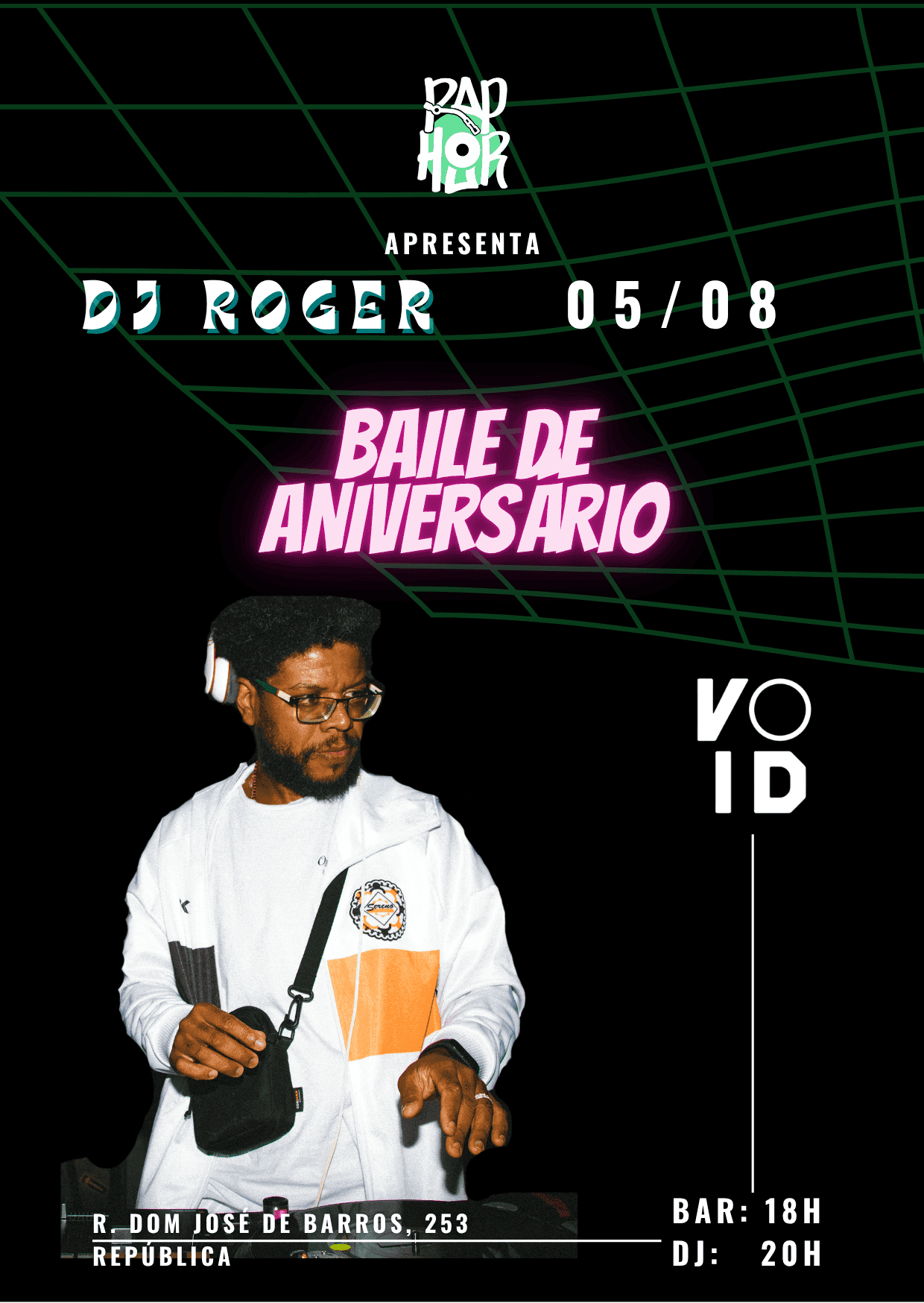 RAP HOUR - BAILE DE ANIVERSÁRIO DO DJ ROGER