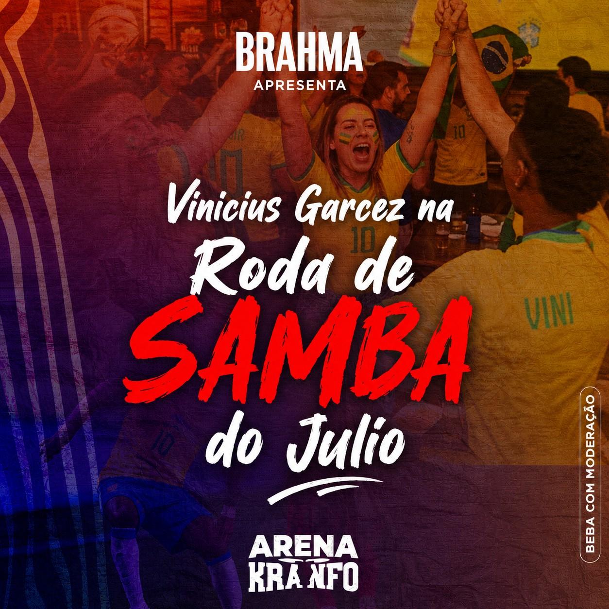 Arena Kranfo - (Sábado 20/06) Roda de Samba Vinícius Garcez