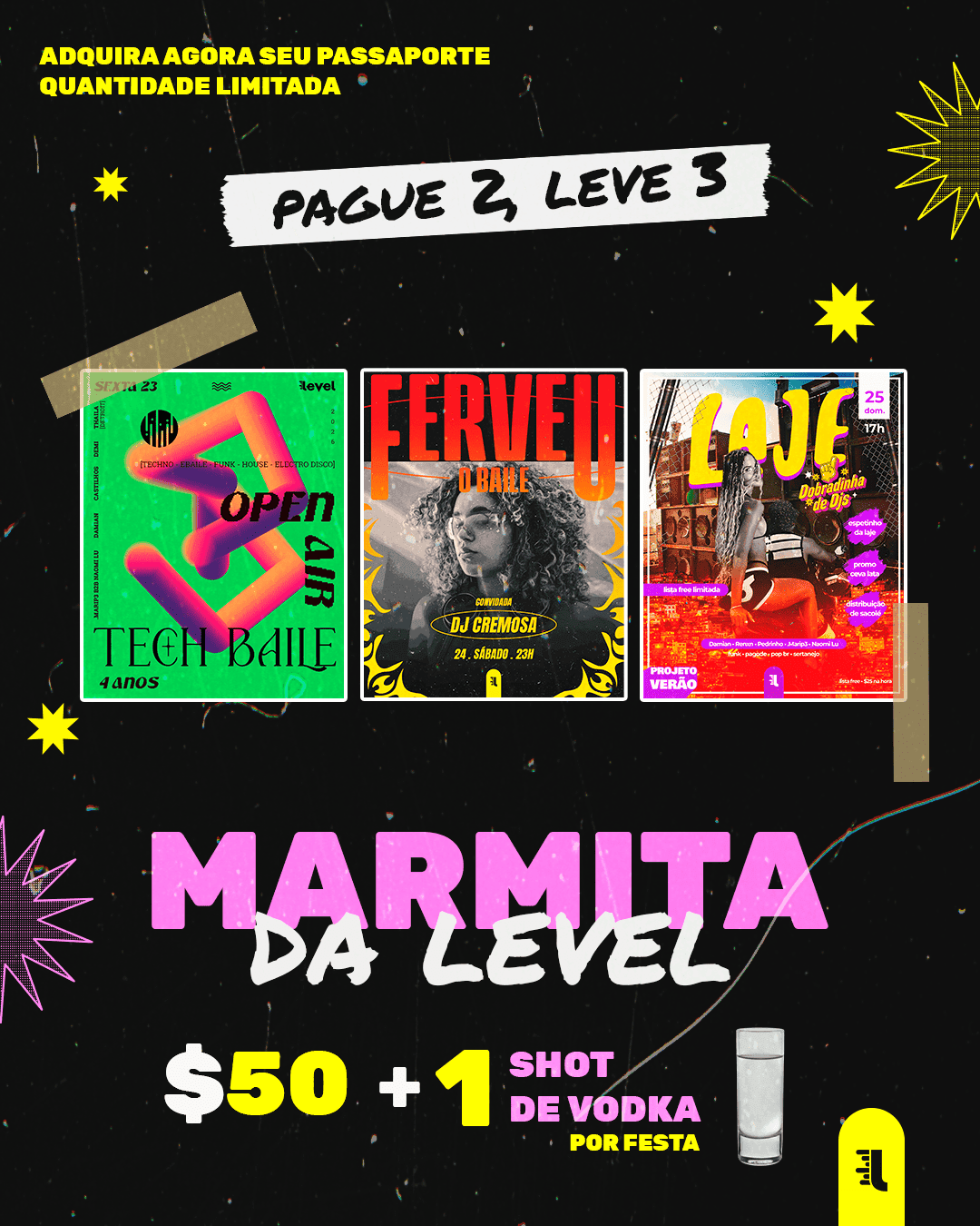 MARMITA DA LEVEL (23, 24, 25)