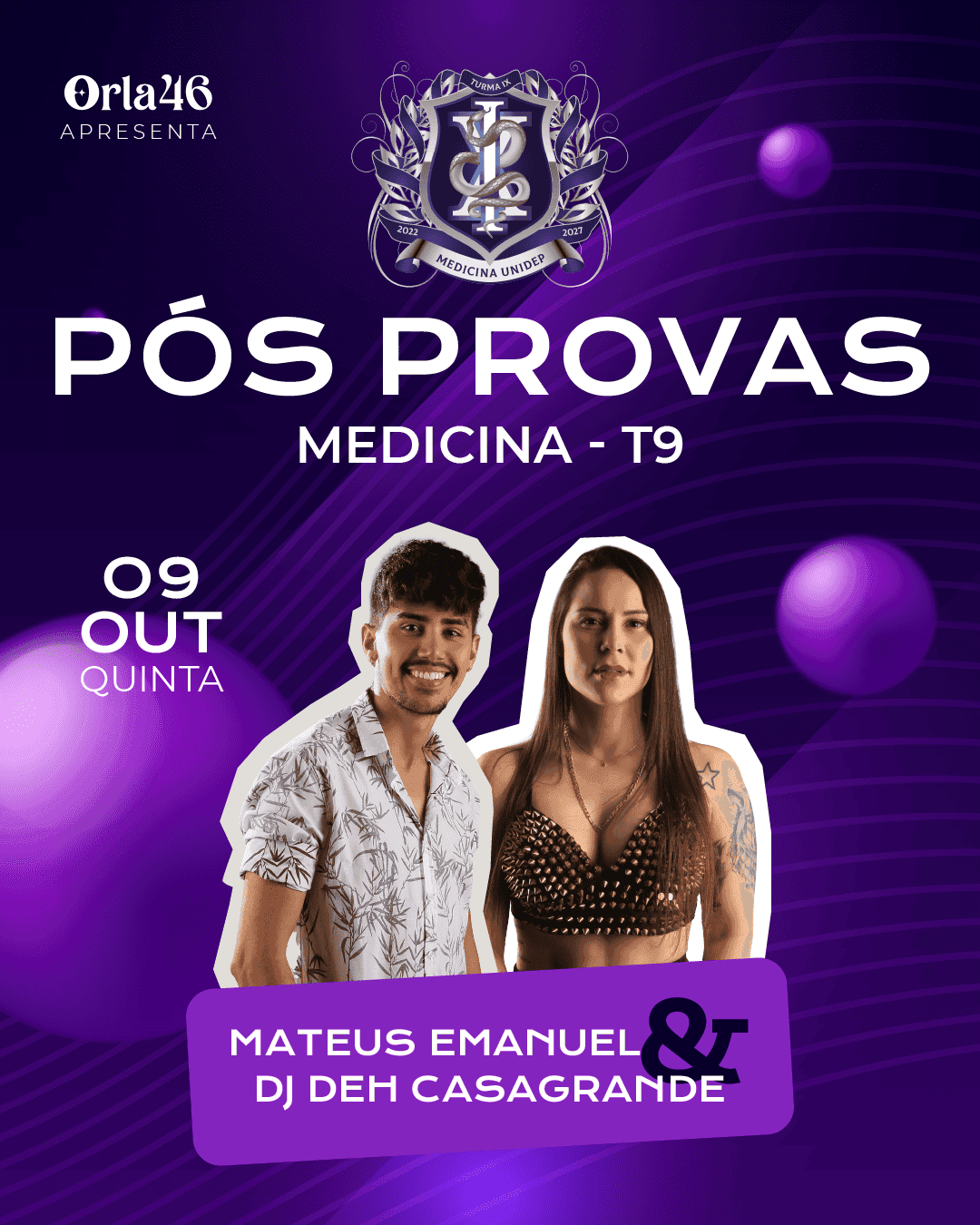 PÓS PROVAS MED T9 - NO ORLA 46