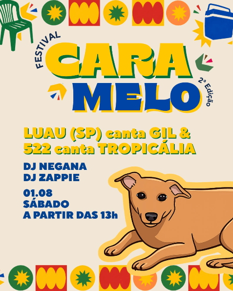 FESTIVAL CARAMELO (LUAU CANTA GIL + 522 TROPICÁLIA)