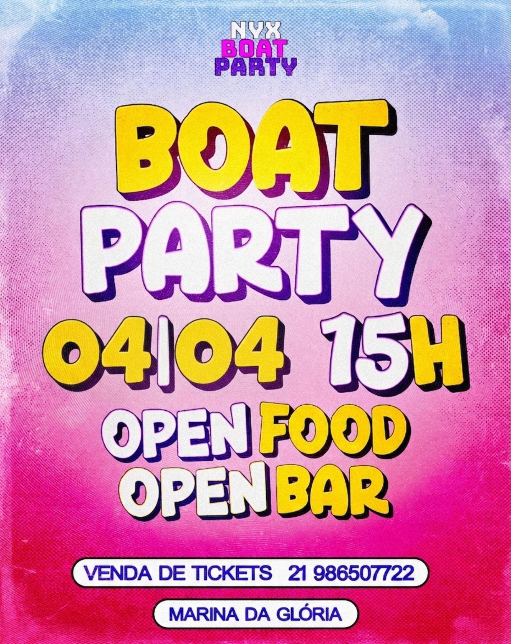 Nyx Boat Party Especial de Verão