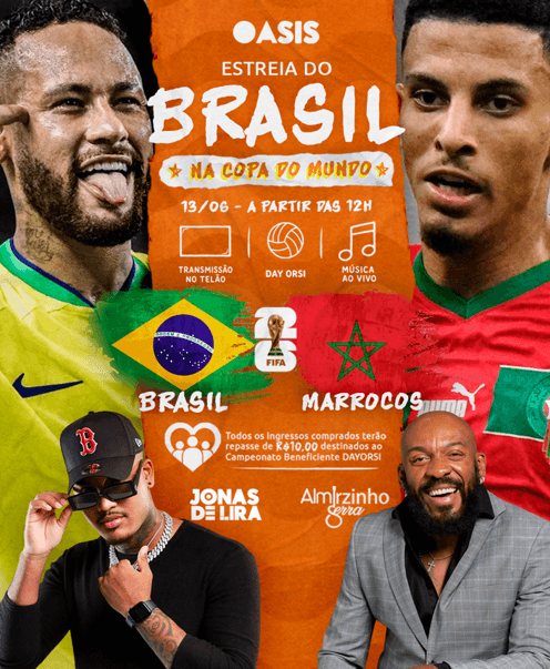 1º Jogo da Copa - Brasil X Marrocos