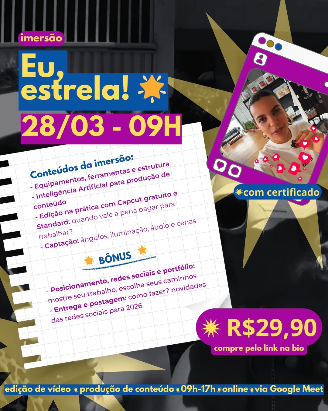 Imersão: Eu, estrela!