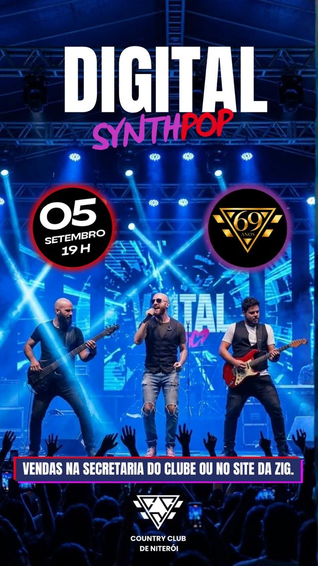 MÊS DE ANIVERSÁRIO DO COUNTRY BANDA DIGITAL SYNTHPOP