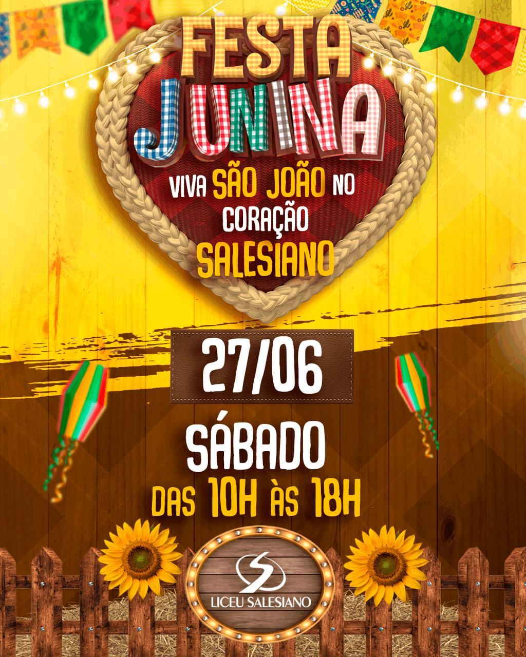 FESTA JUNINA LICEU SALESIANO - 2026