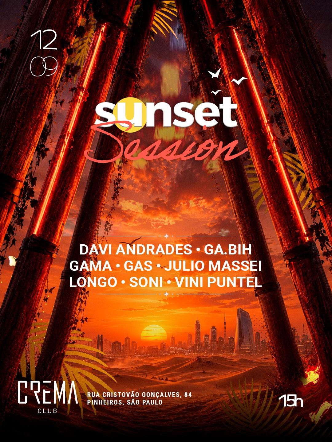Crema Club presents Sunset Session #7 - 12.09