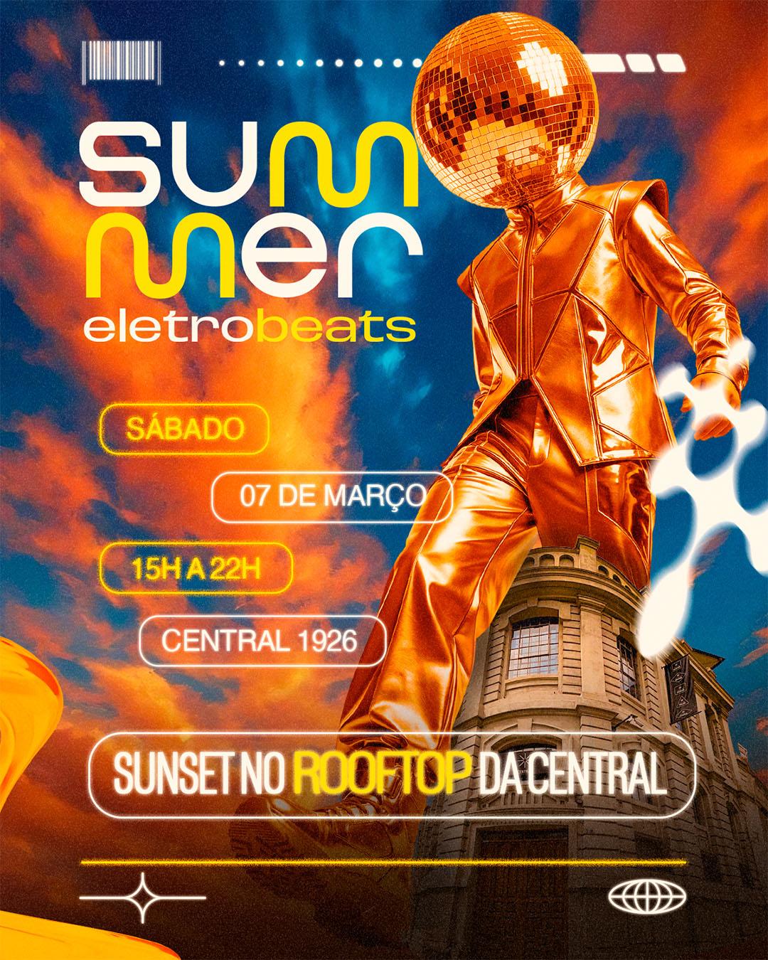 Summer Eletrobeats na Central 1926 - Sunset no rooftop