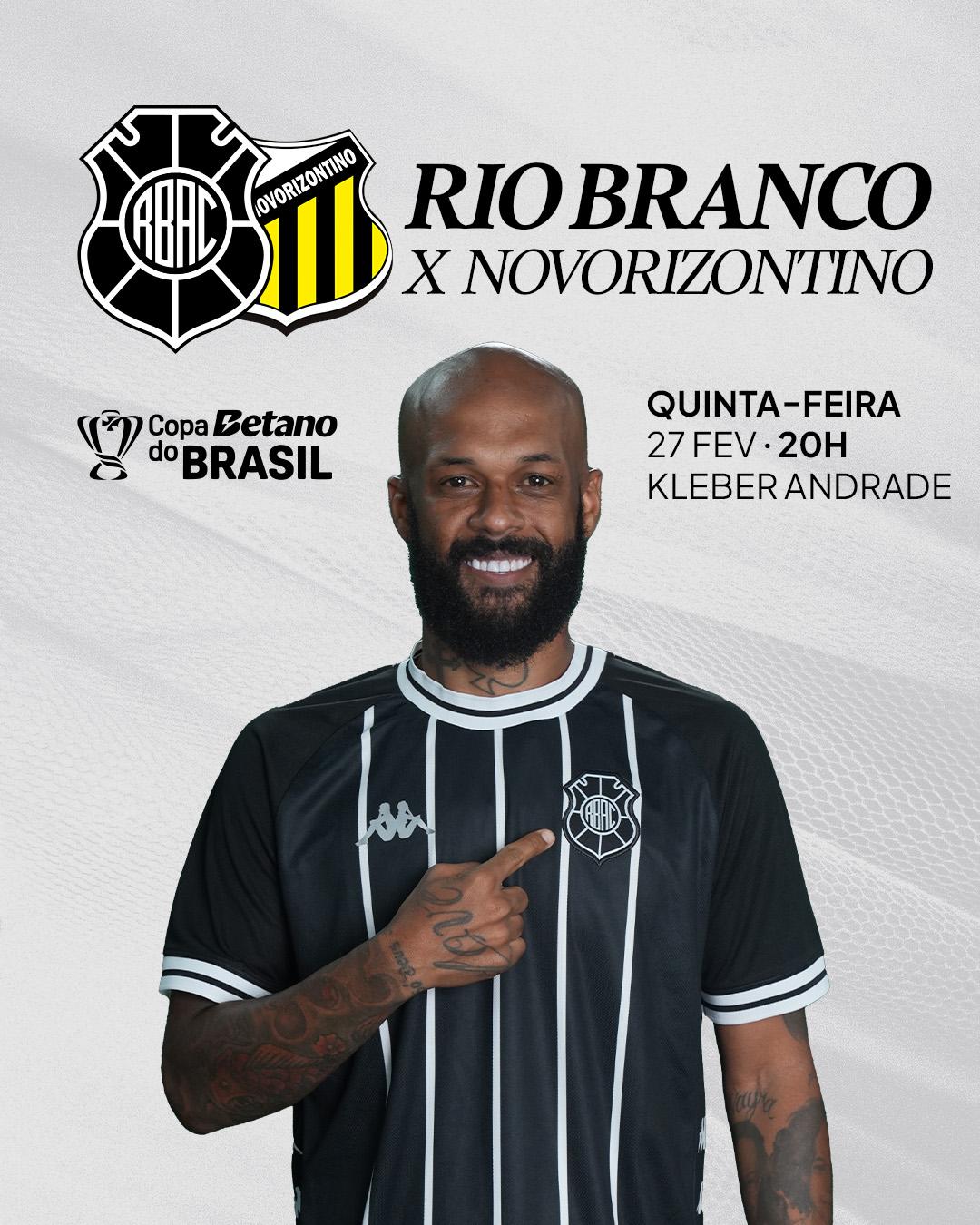 Rio Branco x Novorizontino - Copa do Brasil 2025 - 1ª Fase 