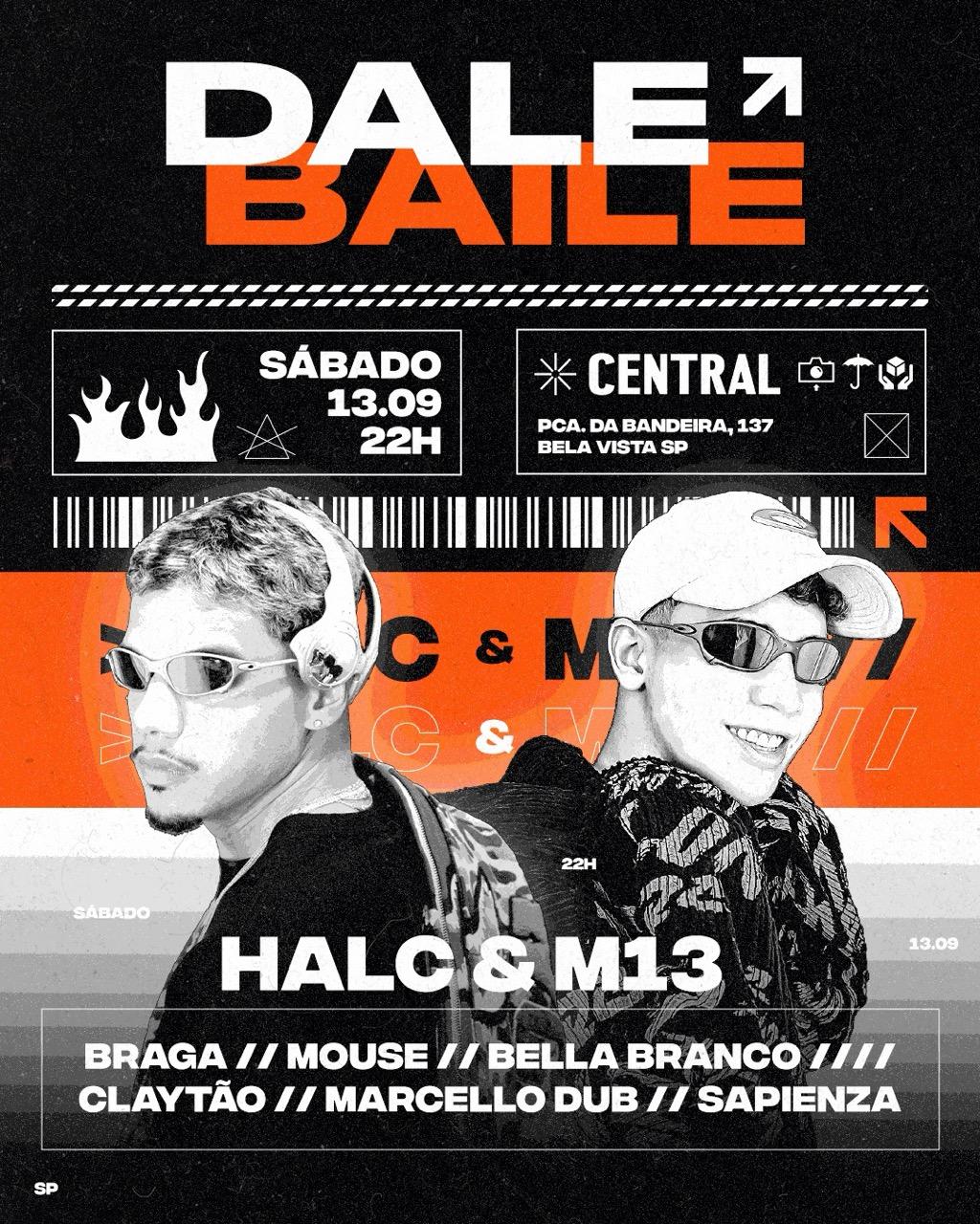 DALE BAILE COM M13 E DJ HALC