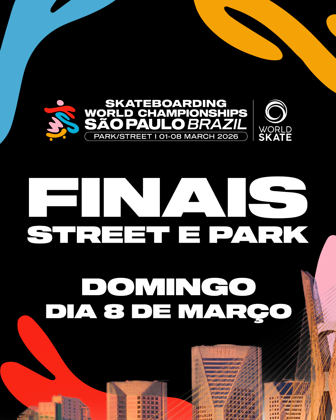 Skateboarding World Championships 2025 São Paulo | Finais | Domingo