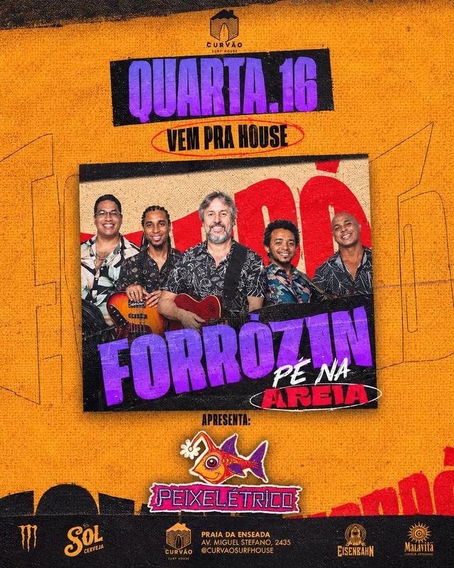 PEIXELÉTRICO NA CURVÃO SURF HOUSE - 16/09