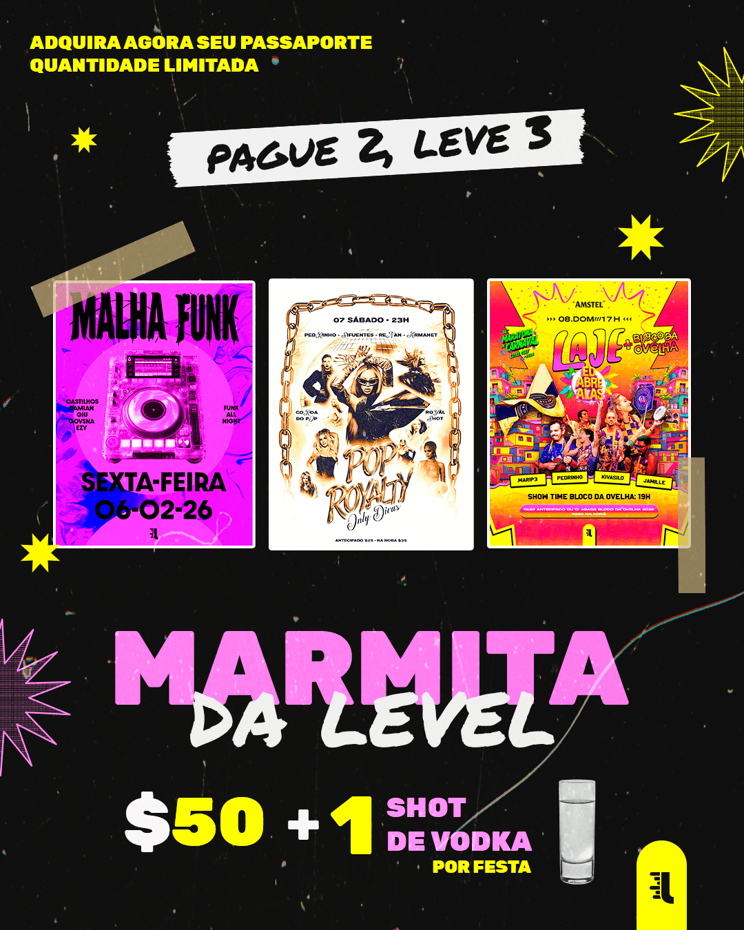 MARMITA DA LEVEL (06, 07 E 08)