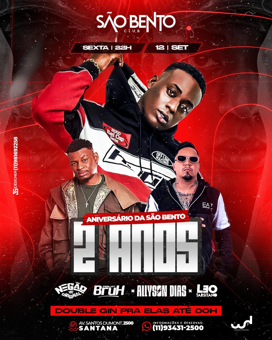 Aniversário de 2 Anos da São Bento Club