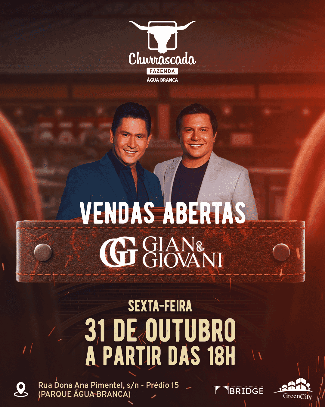 Show Exclusivo com Gian & Giovani - Fazenda Churrascada Água Branca