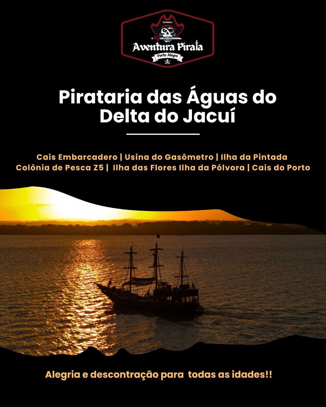 Pirataria nas Ilhas do Delta | 15h - domingo | 30/11  